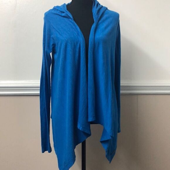 Abercrombie and Fitch Blue Cardigan with hood - Picture 1 of 3